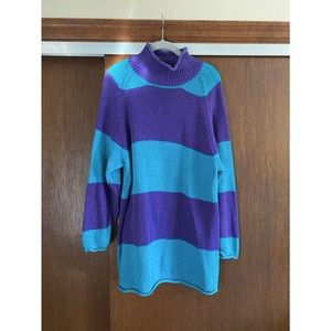 Vintage contrasts womens sweater size medium